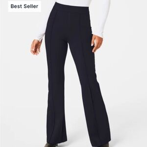 NWT Spanx Ponte Flair Pant - XS Tall. Heather Gray